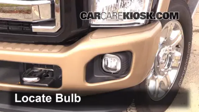 2014 Ford F-350 Super Duty King Ranch 6.7L V8 Turbo Diesel Éclairage Feu antibrouillard (remplacer l'ampoule)